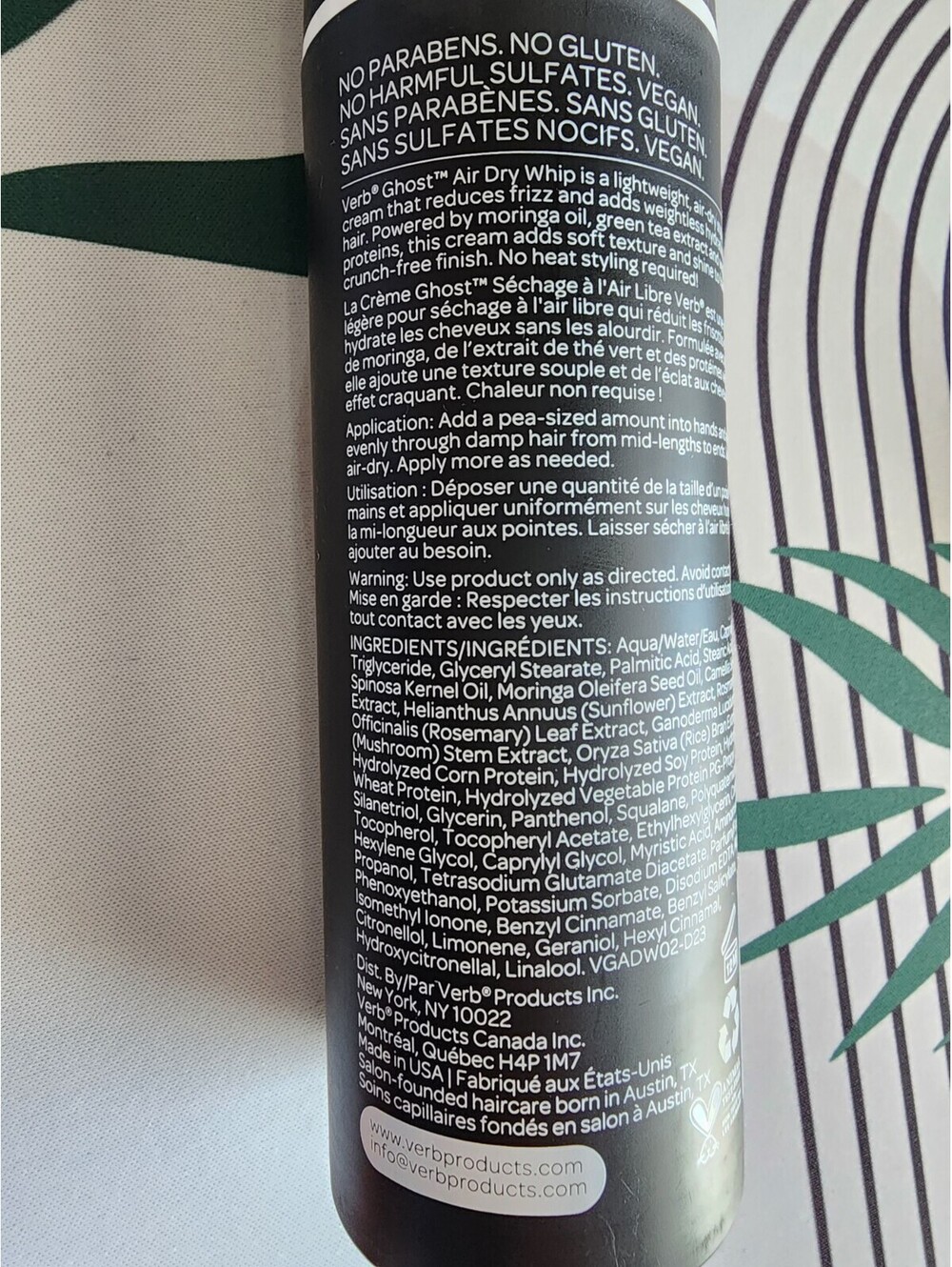 VERB Ghost Air Dry Whip Lightweight Hair Styling Cream 5 fl oz - Picture 3 of 4